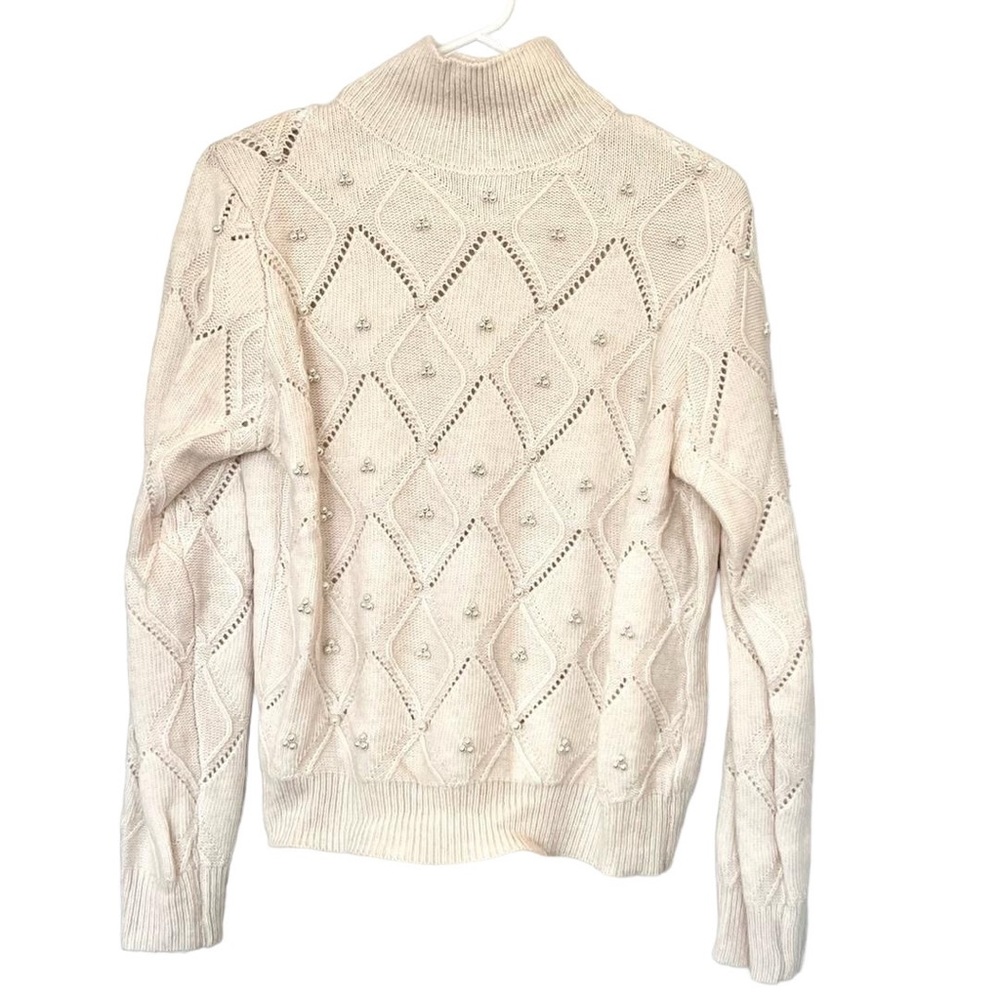 Cable-knit Turtleneck Sweater